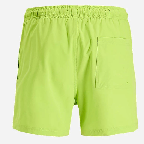 Jack & Jones Maui Tropic Swim Short - Bright Lime Green