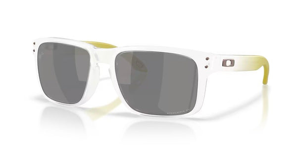 Oakley® Holbrook™ Sunglasses - Matte Clear Frame/Prizm Black Polarized Lenses