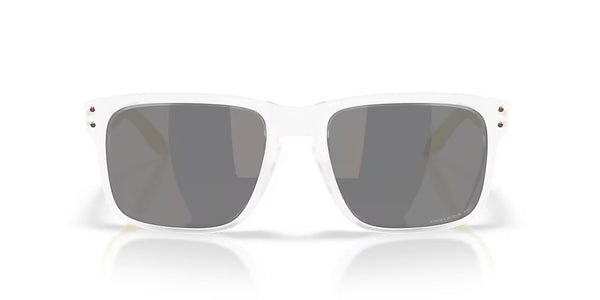 Oakley® Holbrook™ Sunglasses - Matte Clear Frame/Prizm Black Polarized Lenses