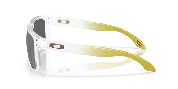 Oakley® Holbrook™ Sunglasses - Matte Clear Frame/Prizm Black Polarized Lenses