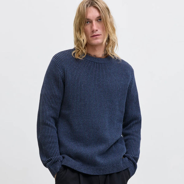 Jack & Jones Dover Knit Sweater - Sky Captain