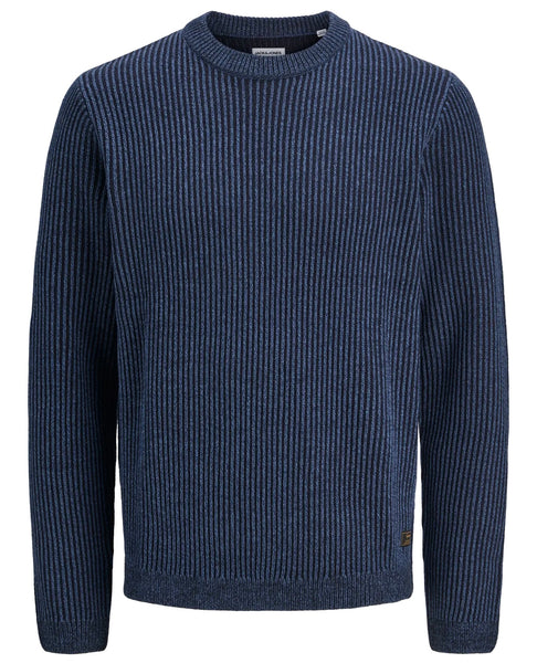 Jack & Jones Dover Knit Sweater - Sky Captain