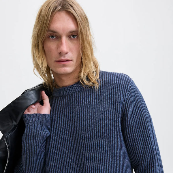 Jack & Jones Dover Knit Sweater - Sky Captain
