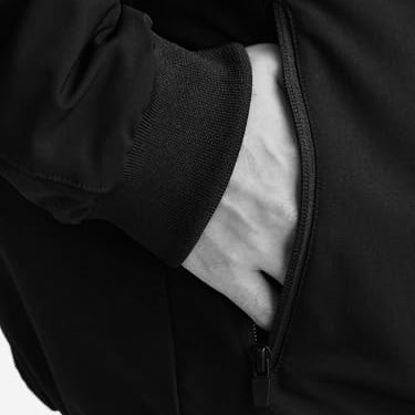 Jack & Jones Perfect Hooded Bomber Jacket - Black