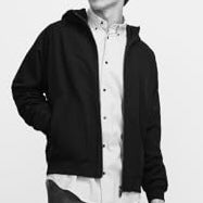 Jack & Jones Perfect Hooded Bomber Jacket - Black
