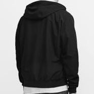 Jack & Jones Perfect Hooded Bomber Jacket - Black