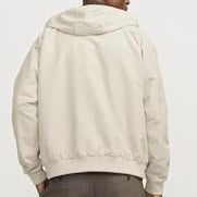 Jack & Jones Perfect Hooded Bomber Jacket - Moonbeam
