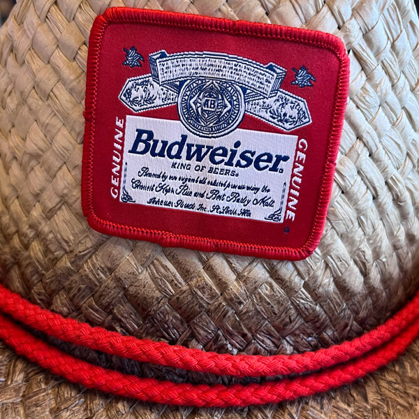 Officially Licensed Budweiser Label Cowboy Hat