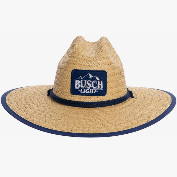 Officially Licensed Busch Light Lifeguard Hat - Tan NVY