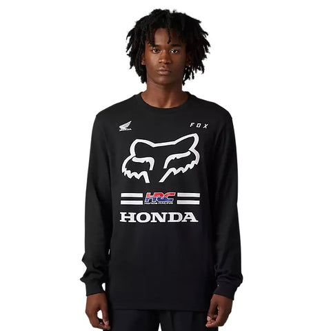 Fox Racing Fox x Honda Men's Long Sleeved Premium Tee - Black
