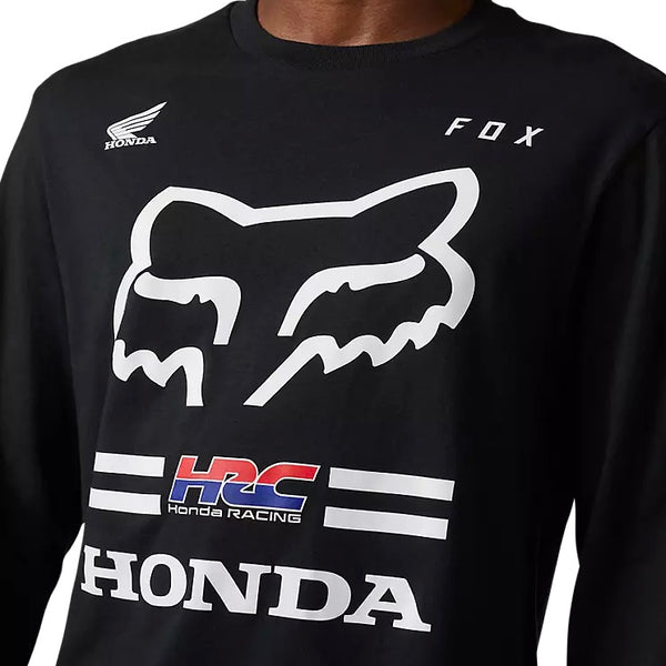 Fox Racing Fox x Honda Men's Long Sleeved Premium Tee - Black