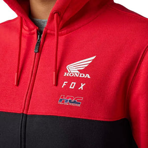 Fox Racing Fox x Honda Men's Zip Hoodie - Flame Red