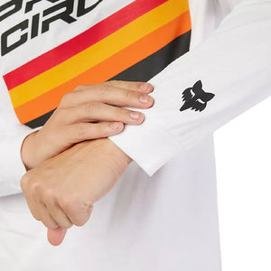 Fox Racing Foyl Pro Circuit Men's Long Sleeved Premium Tee - White