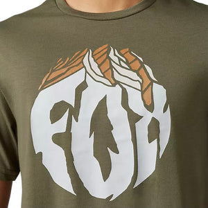 Fox Racing Turnout Men's Short Sleeved Tech Tee - Olive Green
