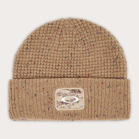 Oakley Ellipse Patch Waffle Beanie - Humus