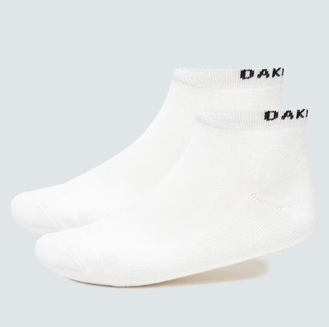 Oakley Men's Short Solid Socks - White - 3 Pairs