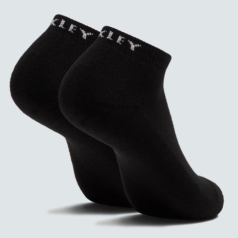 Oakley Men's Short Solid Socks - Blackout - 3 Pairs