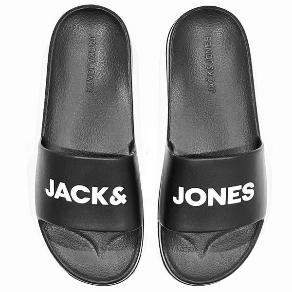 Jack & Jones Men's Moulded Pool Slide - Anthracite