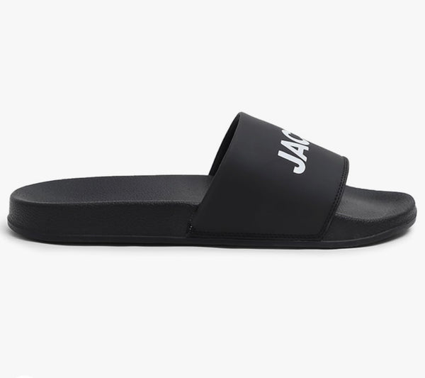 Jack & Jones Men's Moulded Pool Slide - Anthracite