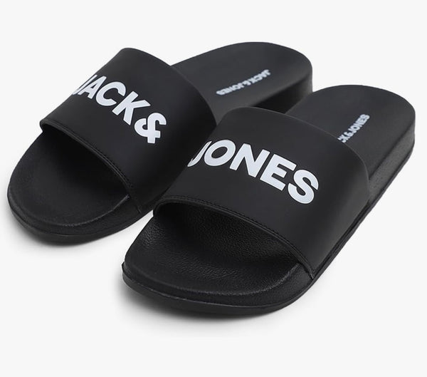 Jack & Jones Men's Moulded Pool Slide - Anthracite