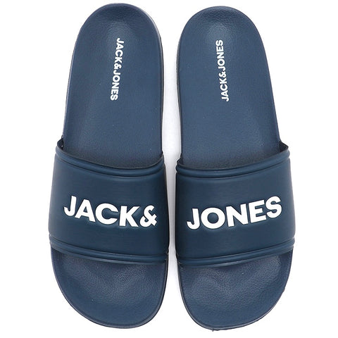 Jack & Jones Men's Pool Slide - Majolica Blue