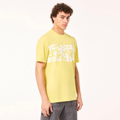 Oakley Men's Golf Ransom Short Sleeve Tee - Citrus Yellow