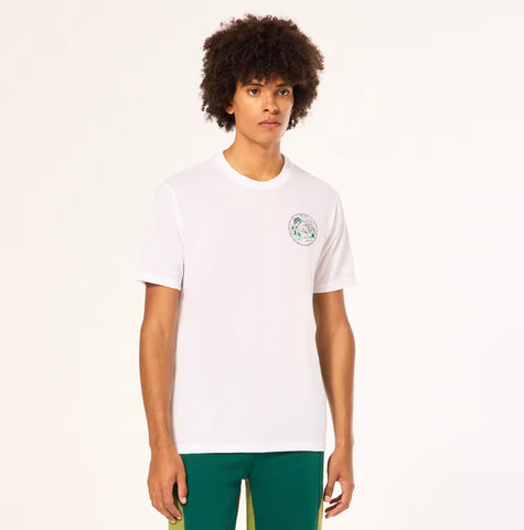 Oakley Men's Rings Mountain Short Sleeve Tee - White