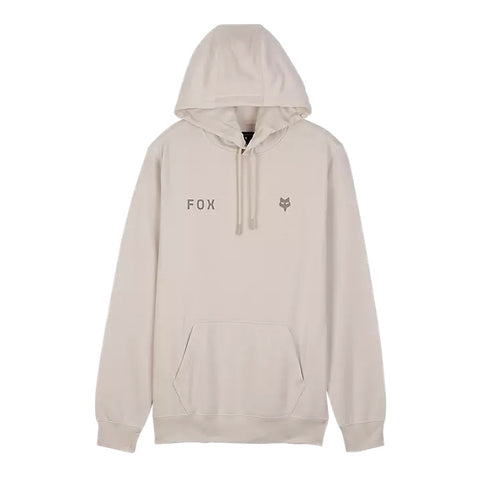 Fox Racing Wordmark Men's Pullover Hoodie - Vintage White