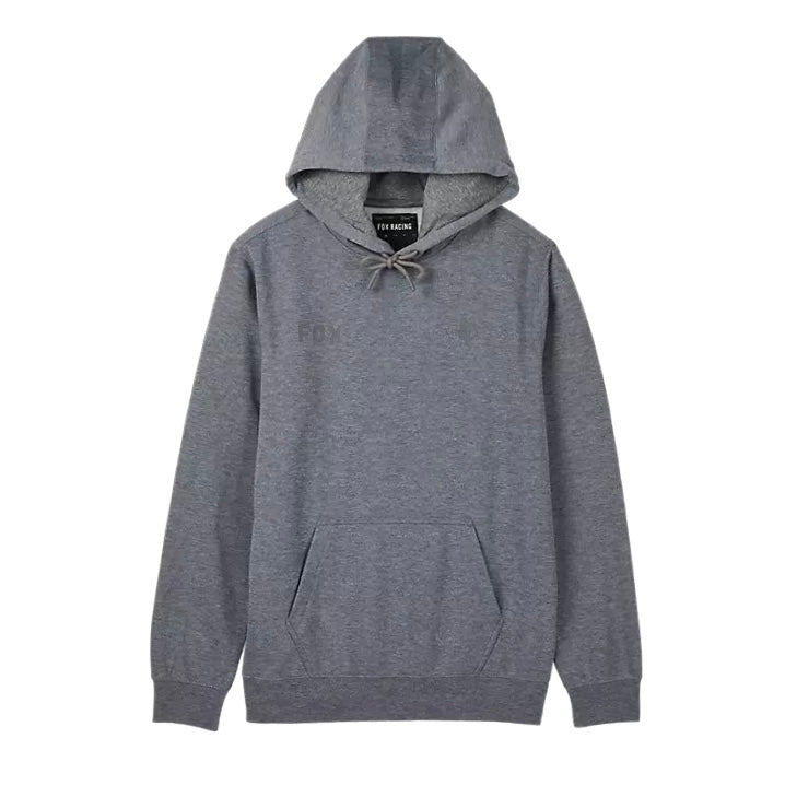 Fox Racing Wordmark Men's Pullover Hoodie - Heather Graphite Grey