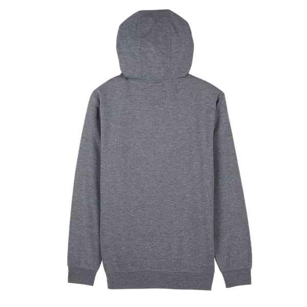 Fox Racing Wordmark Men's Pullover Hoodie - Heather Graphite Grey