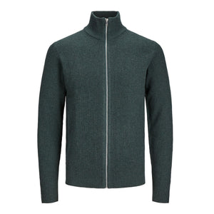 Jack & Jones Perfect High Neck Zip Cardigan - Green Gables