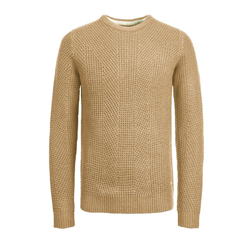 Jack & Jones Stanford Knit Crewneck Sweater - Crockery