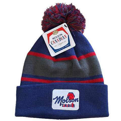 Officially Licensed Molson Canadian Pom Pom Winter Hat