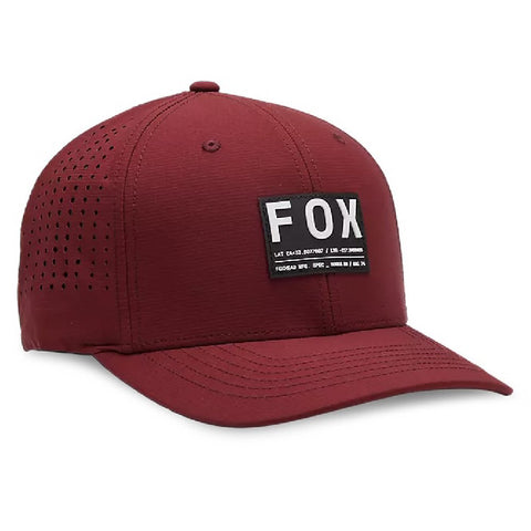 Fox Racing Non Stop Tech Flexfit Hat - Scarlet Red