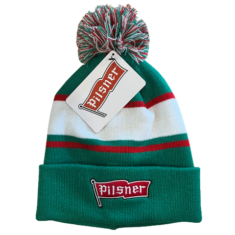 Officially Licensed Old Style Pilsner Pom Pom Winter Hat