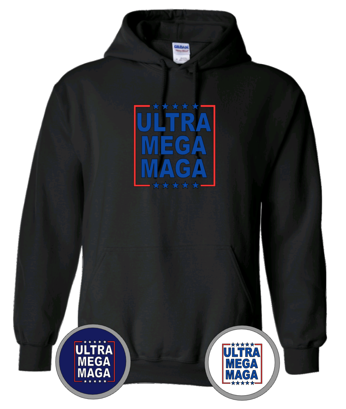 Trump ULTRA MEGA MAGA Trump 2024 Hoodie