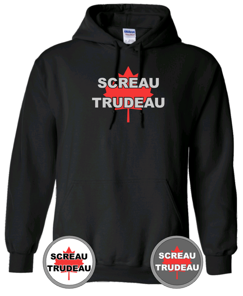 Anti Justin Trudeau Screau Trudeau Hoodie