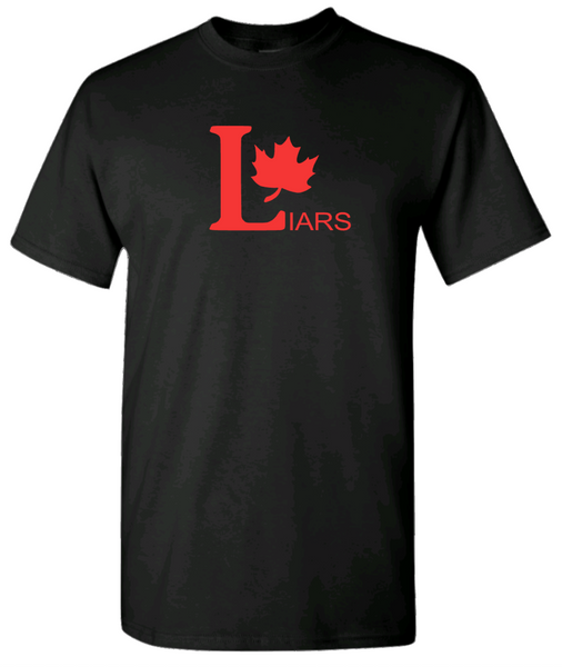 Anti Justin Trudeau Liberal Liars T-Shirt
