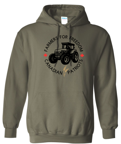 Canadian Patriot Farmers For Freedom Hoodie