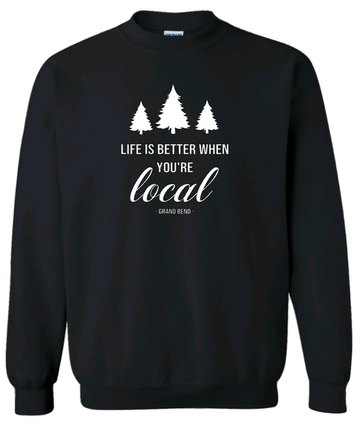 Officially Licensed Grand Bend Locals Tree Hugger Crewneck