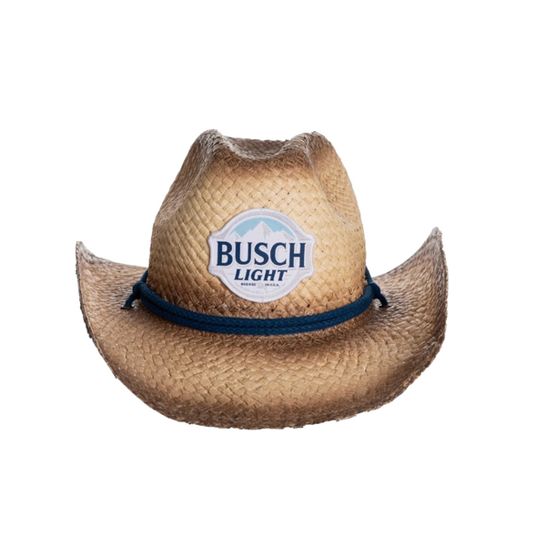 Officially Licensed Busch Light Cowboy Hat Tan