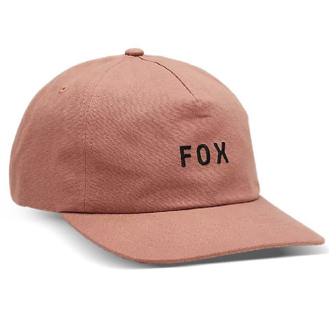 Fox Racing Wordmark Women's Adjustable Hat - Cordovan Red