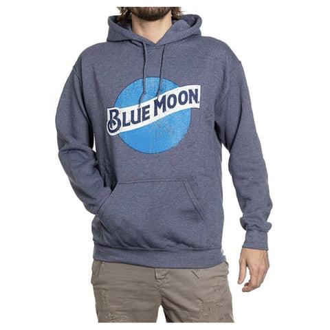 Officially Licensed Blue Moon Men's Hoodie - Navy Heather