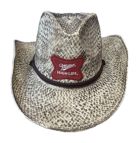 Officially Licensed Miller High Life Cowboy Hat - Tan