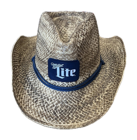 Officially Licensed Miller Lite Cowboy Hat - Tan