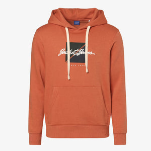 Jack & Jones Wayne Branding Hoodie - Ginger