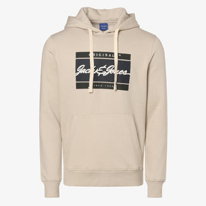 Jack & Jones Wayne Branding Hoodie - Moonbeam