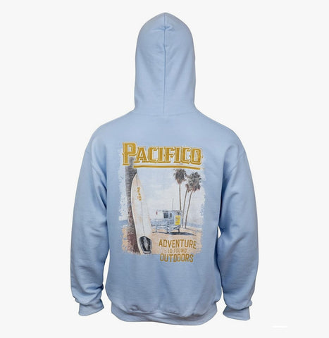 Officially Licensed Pacifico Men's Hoodie - Light Blue