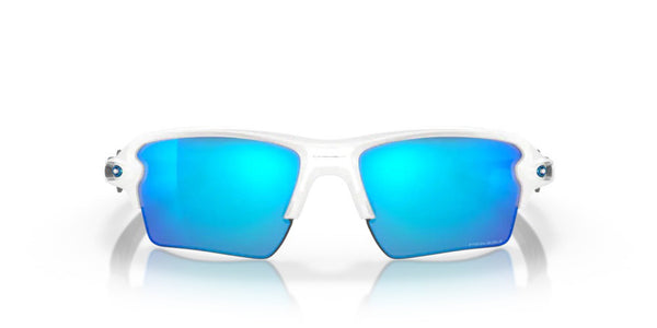 Oakley Flak 2.0 XL Sunglasses - Polished White Frame/Prizm Sapphire Lenses