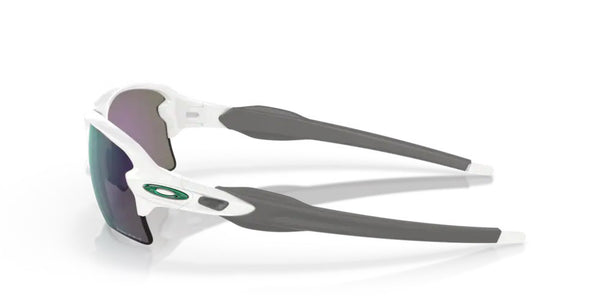 Oakley Flak 2.0 XL Sunglasses - Polished White Frame/Prizm Jade Lenses